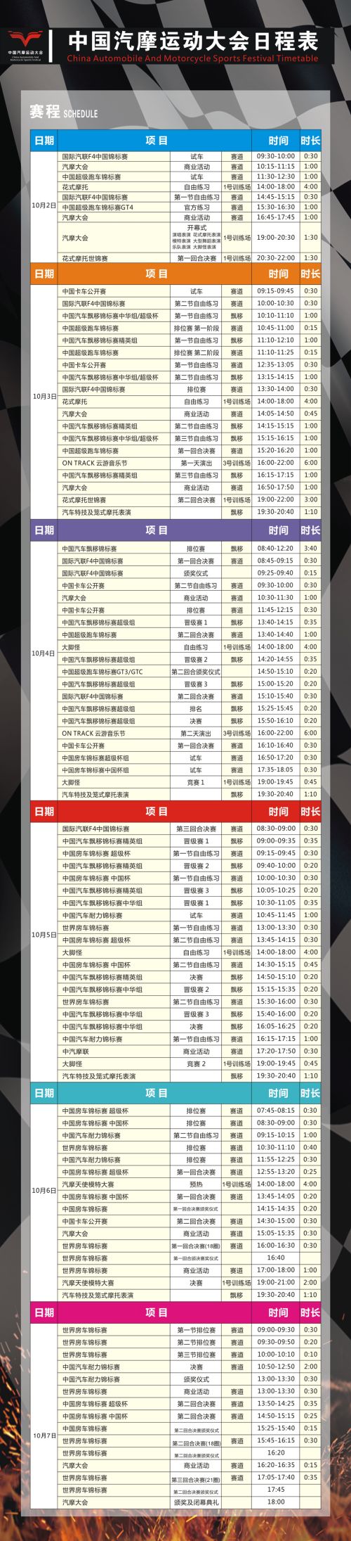 看頂級(jí)車手賽車、聽華晨宇唱歌、玩轉(zhuǎn)汽摩現(xiàn)場(chǎng)… 2018汽摩大會(huì)最強(qiáng)攻略出爐啦！(圖1)