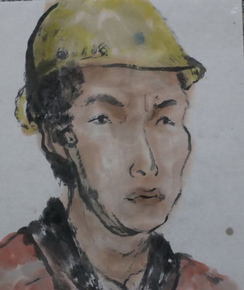 致敬軍運(yùn)勞動者  手繪最美奮斗人 華師美院學(xué)生為軍運(yùn)會建設(shè)者畫像(圖10)